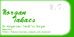 morgan takacs business card